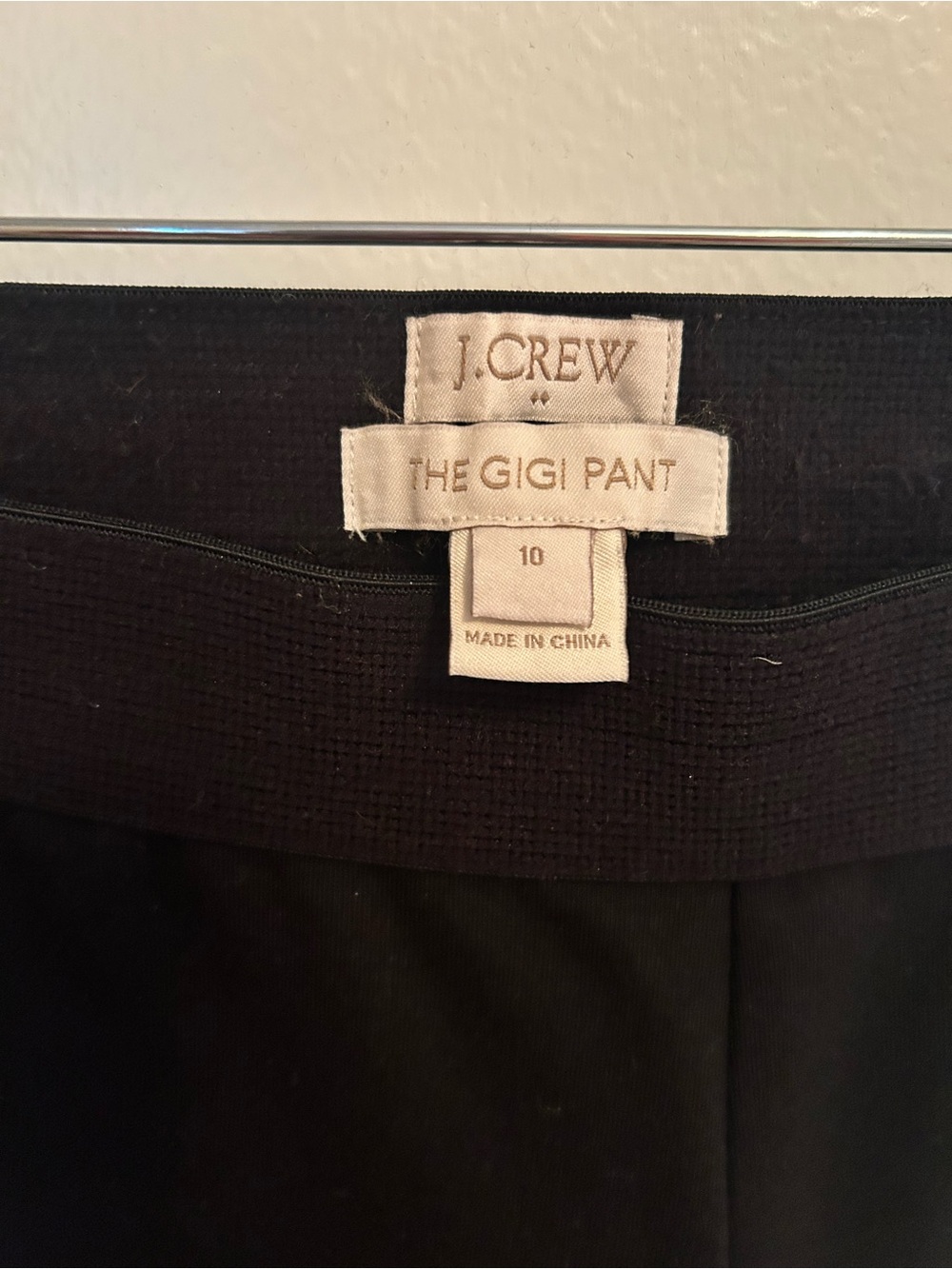 J. Crew The Gigi Pant - Black